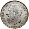 5 franków, 1872, Bruksela; De Mey 93, KM 24; pię