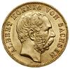 10 marek, 1874 E, Muldenhütten; AKS 164, Fr. 3843, Jaeger 261; złoto, 3.97 g; najrzadszy rocznik (..