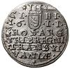 Trojak, 1611; gwiazda na końcu legendy awersu; Hess 493, KM 78, Resch 136; piękny.