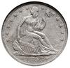 50 centów, 1853 O, Nowy Orlean; typ Seated Liberty, odmiana ze strzałami i promieniami (Arrows & R..