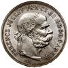 5 koron, 1900 KB, Kremnica; Herinek 774, Huszár 2201; bardzo ładnie zachowana moneta w pudełku fir..