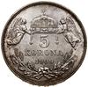 5 koron, 1909 KB, Kremnica; Herinek 778, Huszár 
