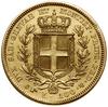 100 lirów, 1834 P, Turyn; znak menniczy głowa Orła; Fr. 1138, Gigante 5, KM 117.2, Pagani 139; zło..
