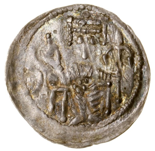 Denar, bez daty (1157–1166); Aw: Cesarz Fryderyk