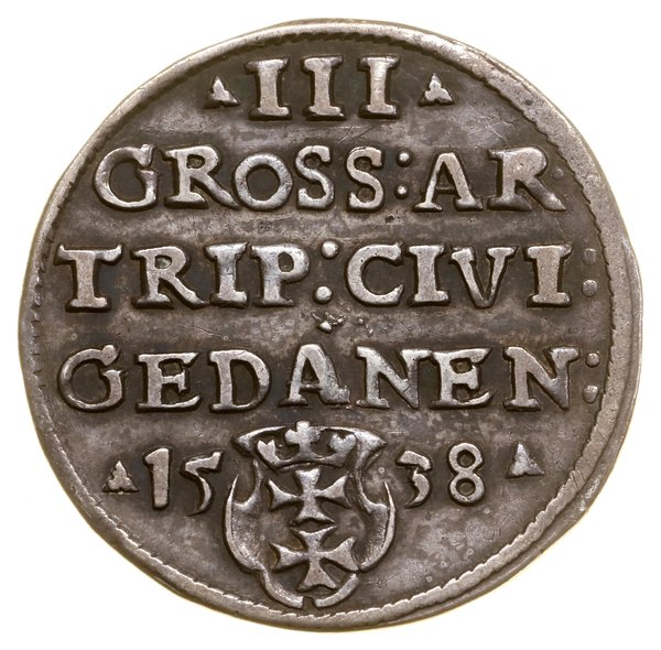 Trojak, 1538, Gdańsk