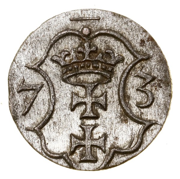 Denar, 1573, Gdańsk