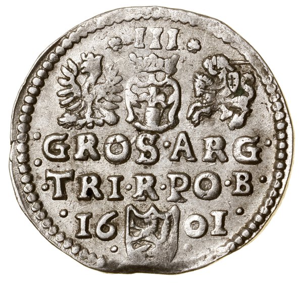 Trojak, 1601, Bydgoszcz; Iger B.01.1.a (R), Kop.
