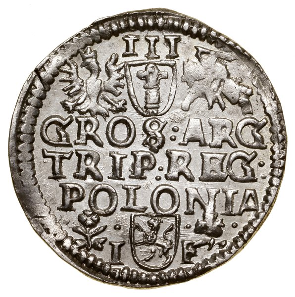 Trojak, 1596, Wschowa; odmiana z napisem SIG III