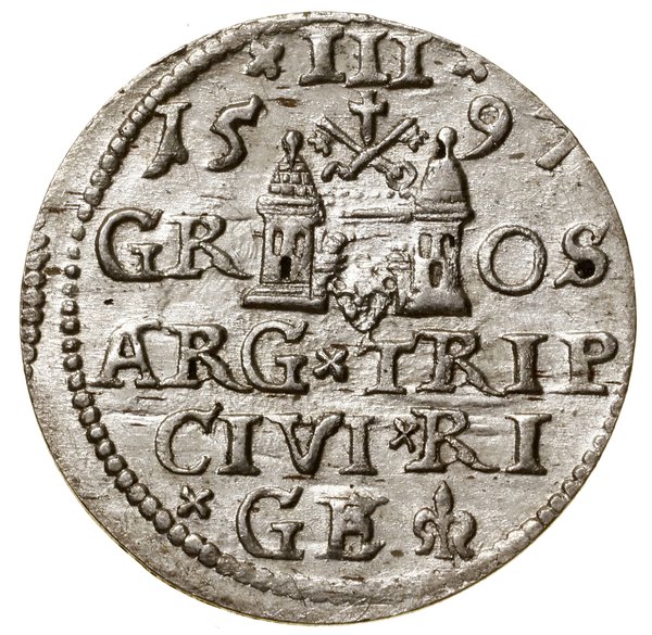 Trojak, 1597, Ryga