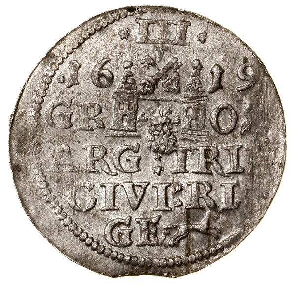 Trojak, 1619, Ryga