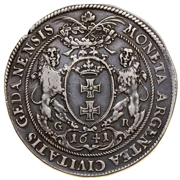 Talar, 1641, Gdańsk; Aw: Popiersie króla z koron