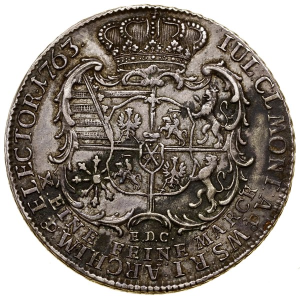 Talar, 1763 EDC, Lipsk; Aw: Popiersie królewicza