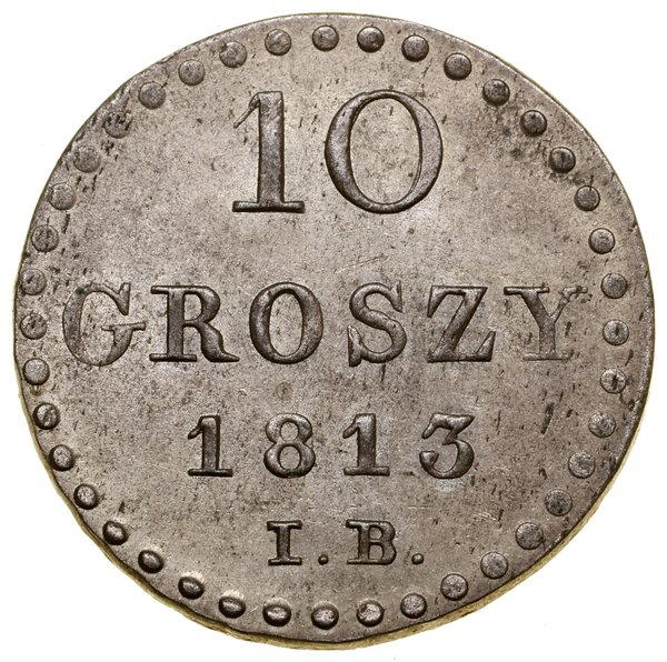 10 groszy, 1813 IB, Warszawa
