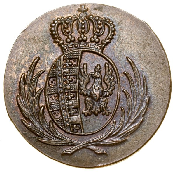 1 grosz, 1814 IB, Warszawa; odmiana z zamkniętą 