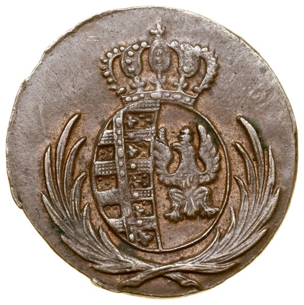 1 grosz, 1814 IB, Warszawa; odmiana z otwartą cy