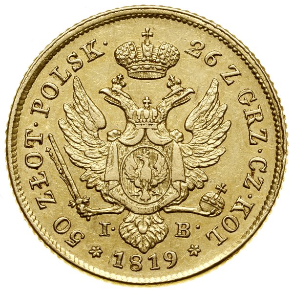 50 złotych, 1819 IB, Warszawa