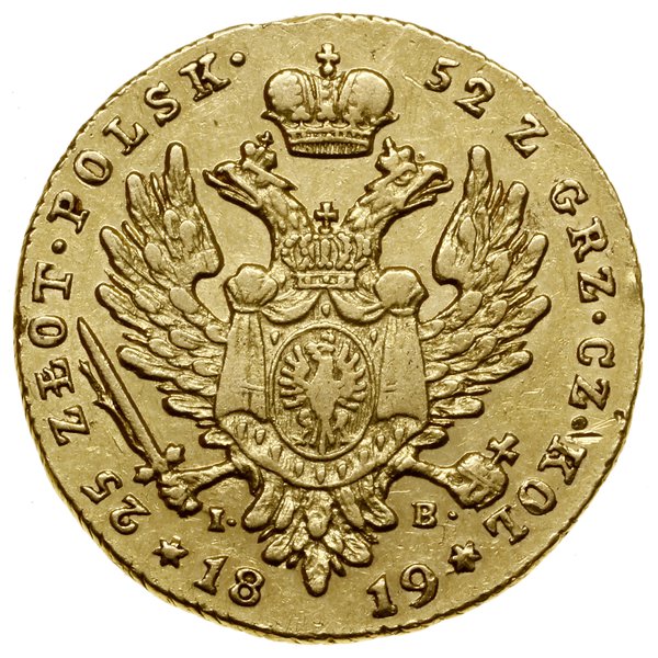 25 złotych, 1819 IB, Warszawa