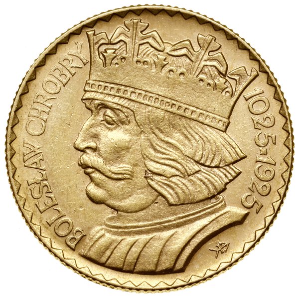 20 złotych, 1925, Warszawa; moneta wybita na pam
