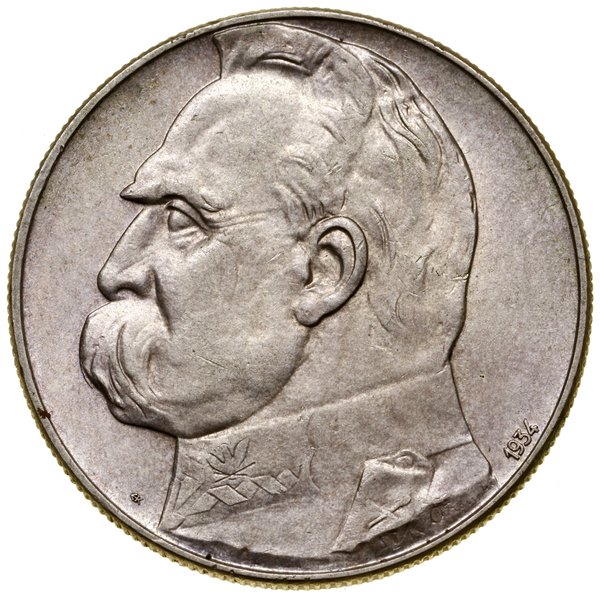 10 złotych, 1934 S, Warszawa; Józef Piłsudski – 