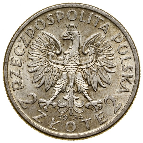 2 złote, 1934, Warszawa