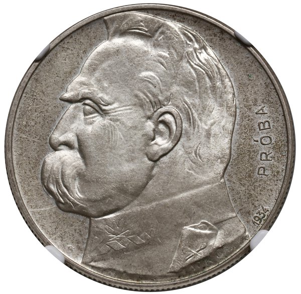 10 złotych, 1934, Warszawa; Józef Piłsudski – Or