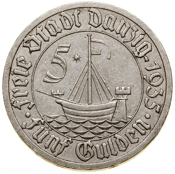 5 guldenów, 1935, Berlin