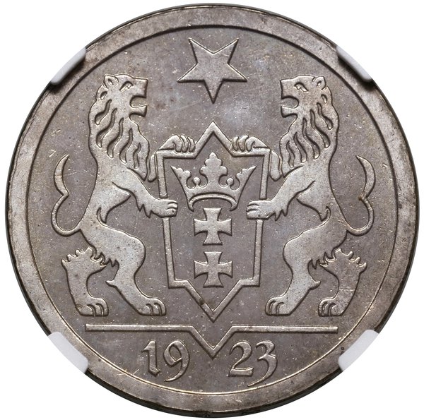2 guldeny, 1923, Utrecht; Koga; AKS 12, Jaeger D