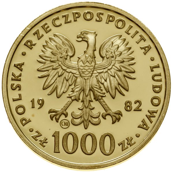 1.000 złotych, 1982, Szwajcaria