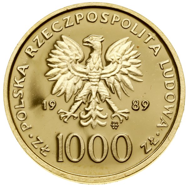 1.000 złotych, 1989, Warszawa