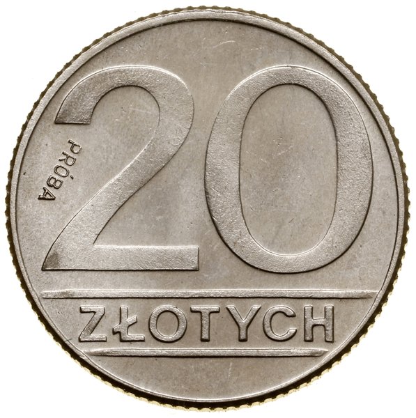 20 złotych, 1989, Warszawa