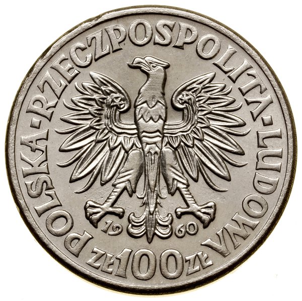 100 złotych, 1960, Warszawa; Mieszko i Dąbrówka–