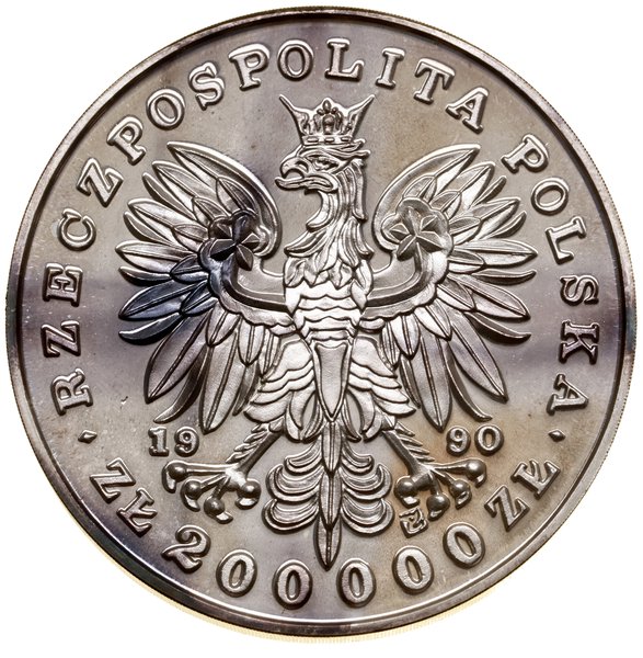 200.000 złotych, 1990, Solidarity Mint (USA)