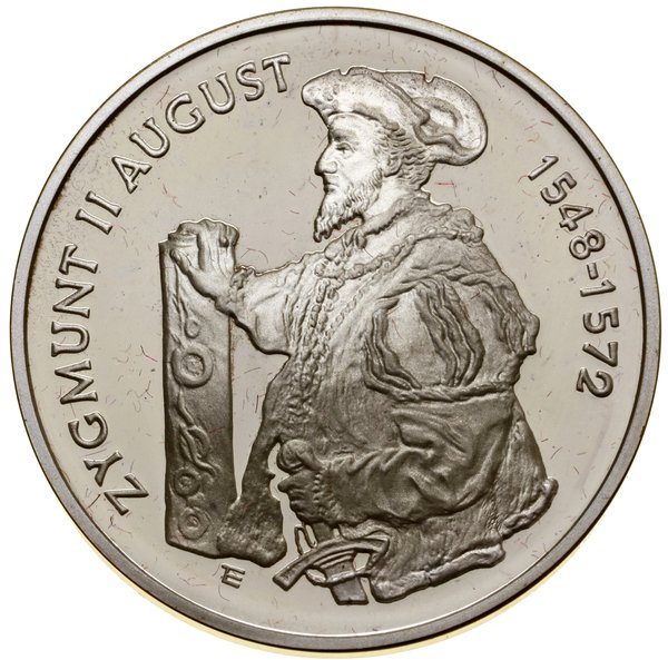 10 złotych, 1996, Warszawa; Zygmunt II August (1
