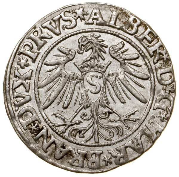Grosz, 1535, Królewiec; końcówka legendy rewersu