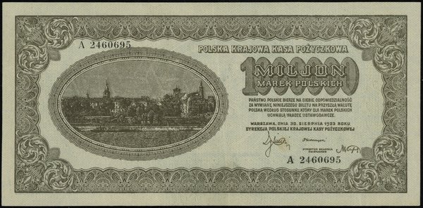 1.000.000 marek polskich, 30.08.1922