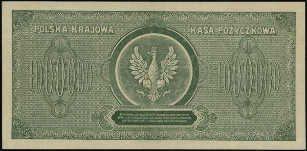 1.000.000 marek polskich, 30.08.1922