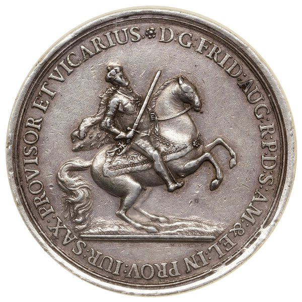 Medal wikariacki (dwutalarowy), 1745, autorstwa 
