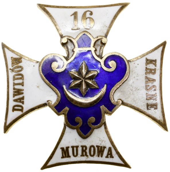 Oficerska Odznaka Pamiątkowa 16. Pułku Piechoty, od 1930
