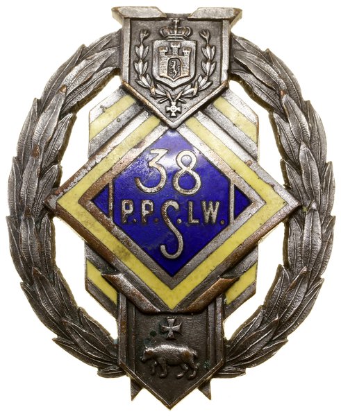 Oficerska Odznaka Pamiątkowa 38. Pułku Piechoty Strzelców Lwowskich, od 1930