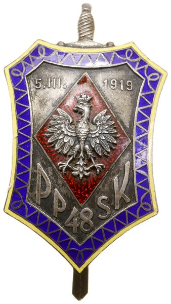 Oficerska Odznaka Pamiątkowa 48. Pułku Strzelców Kresowych, od 1930