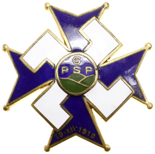 Oficerska Odznaka Pamiątkowa 6. Pułku Strzelców Podhalańskich, od 1929