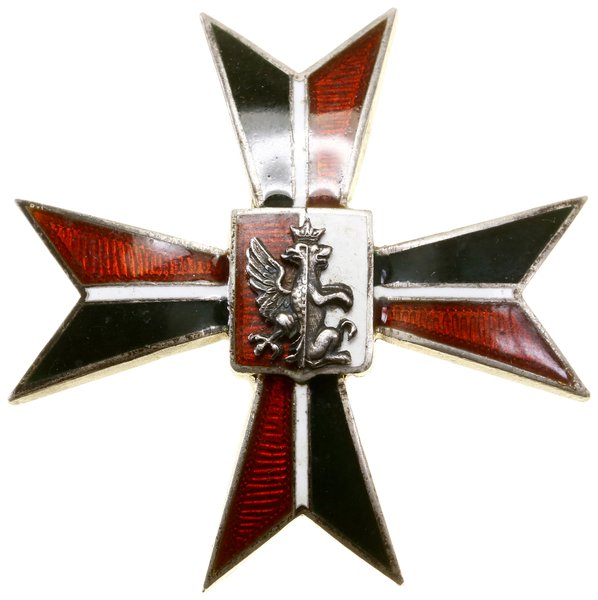 Oficerska Odznaka Pamiątkowa 4. Pułku Strzelców Konnych Ziemi Łęczyckiej, od 1924
