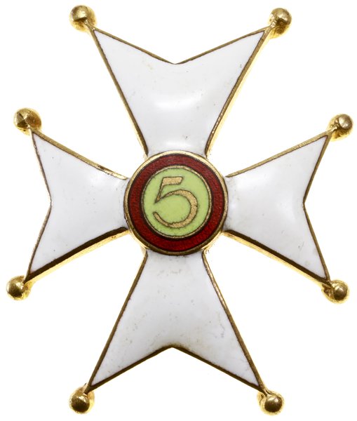 Oficerska Odznaka Pamiątkowa 5. Pułku Strzelców Konnych, od 1923