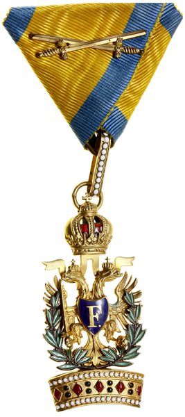 Order Żelaznej Korony III Klasy, z dekoracją wojenną i mieczami, 1918 (?)