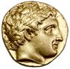 Stater, ok. 323–315 pne, Amfipolis; Aw: Głowa Apollina w wieńcu laurowym, w prawo; Rw: Jeździec w ..