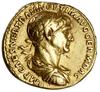Aureus, 114–117, Rzym; Aw: Popiersie cesarza w wieńcu laurowym w prawo, IMP CAES NER TRAIAN OPTIM ..