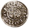 Denar, bez daty (985–995), Ratyzbona, mincerz Sigu; Aw: Krzyż, w kątach kulka, pierścień, kulka i ..