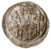 Denar, bez daty (1157–1166); Aw: Cesarz Fryderyk Barbarossa siedzący na tronie, trzymający w prawe..