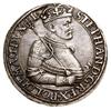 Talar, 1585 NB, Nagybánya; Aw: Półpostać króla w prawo, w zbroi, z mieczem i z berłem opartym o ra..