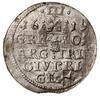 Trojak, 1619, Ryga; duże popiersie króla; Iger R.19.3.a var. (nieco inna interpunkcja), K.-G. 2.17..